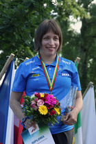 Pinja Mäkinen voitti normaalikilpailun MM-hopeaa 2017. Kuva: Esko Junttila