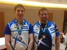 Samille hopeaa ja Juhalle pronssia Latvian mestaruuskilpailujen Temposta.